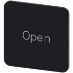 Siemens 3SU1900-0AF16-0DW0 ploča za natpise kvadratan (Š x V) 22 mm x 22 mm Open crna, bijela 10 St.