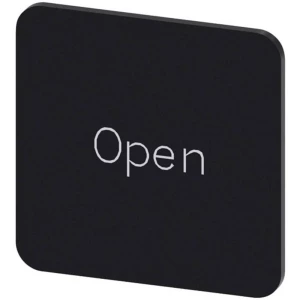 Siemens 3SU1900-0AF16-0DW0 ploča za natpise kvadratan (Š x V) 22 mm x 22 mm Open crna, bijela 10 St. slika