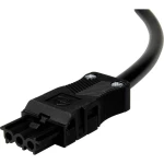 Adels-Contact 14846310 mrežni priključni kabel slobodan kraj - mrežni konektor Ukupan broj polova: 2 + PE crna 1.00 m 75 St.