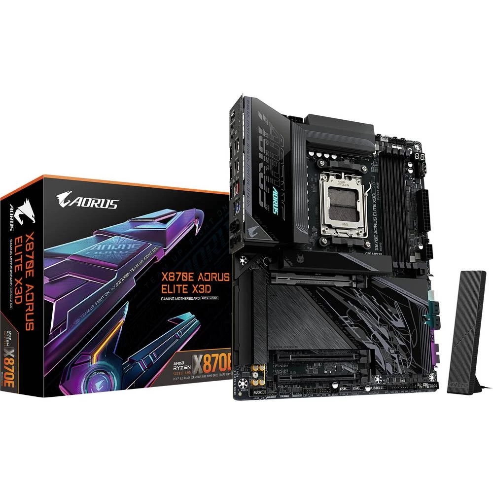 Gigabyte X870E AORUS ELITE X3D matična ploča Baza AMD AM5 Faktor oblika (detalji) ATX Set čipova matične ploče AMD® slika