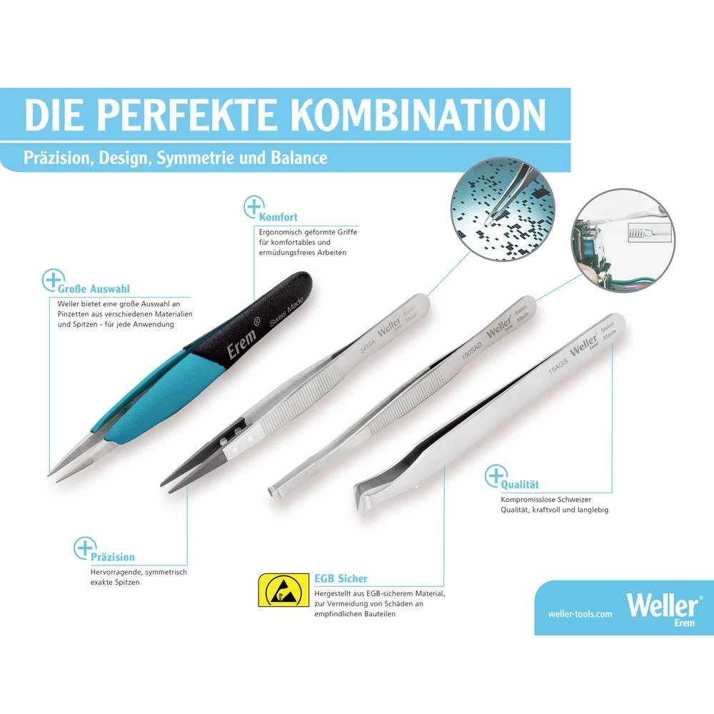 Weller Erem® 23SAM160 precizne pincete slika