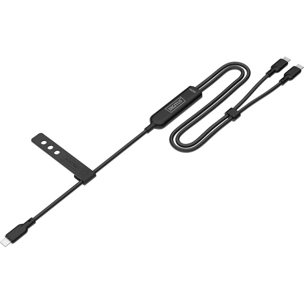 Digitus USB-C kabel USB 2.0 USB-C®, USB-C® utikač 180 cm crna AK-300170-018-S slika