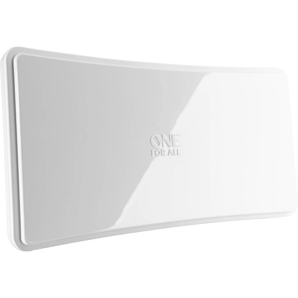 Aktivna DVB-T/T2 ravna antena One For All Curved SV 9421 Unutrašnje područje Amplifikacija=42 dB Bijela slika