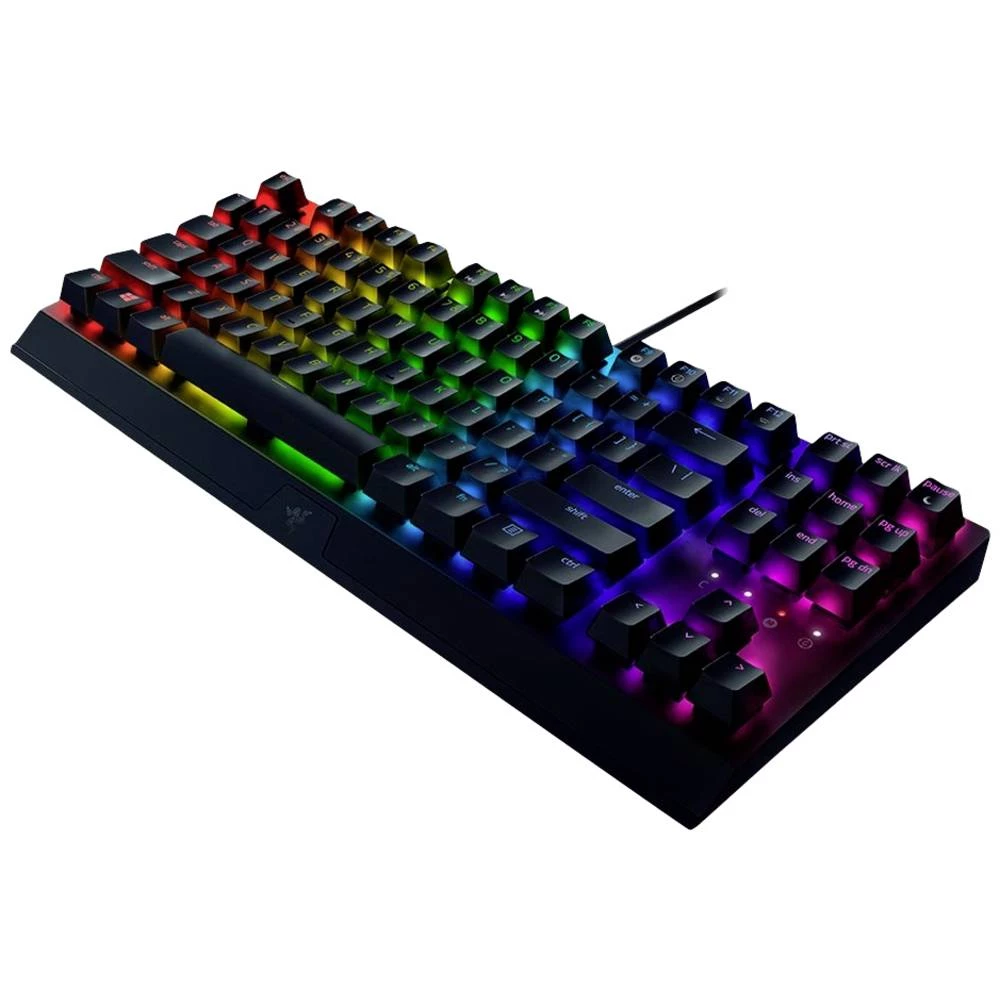 RAZER BlackWidowV3 Tenkeyless greenSw žičani igraća tipkovnica njemačka, qwertz crna osvjetljen slika