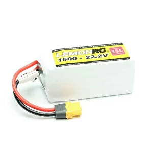 LemonRC lipo akumulatorski paket za modele 22.2 V 1600 mAh Broj ćelija: 6 35 C softcase XT60 slika
