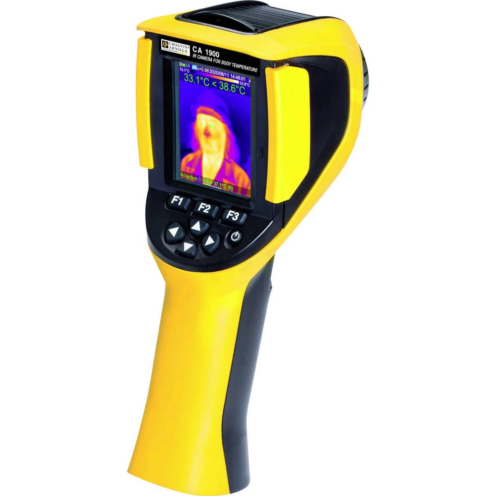 Chauvin Arnoux C.A 1900 termalna kamera 30 do 45 °C 160 x 120 piksel 9 Hz otpornost na pad od 2 m, provjera groznice, s slika