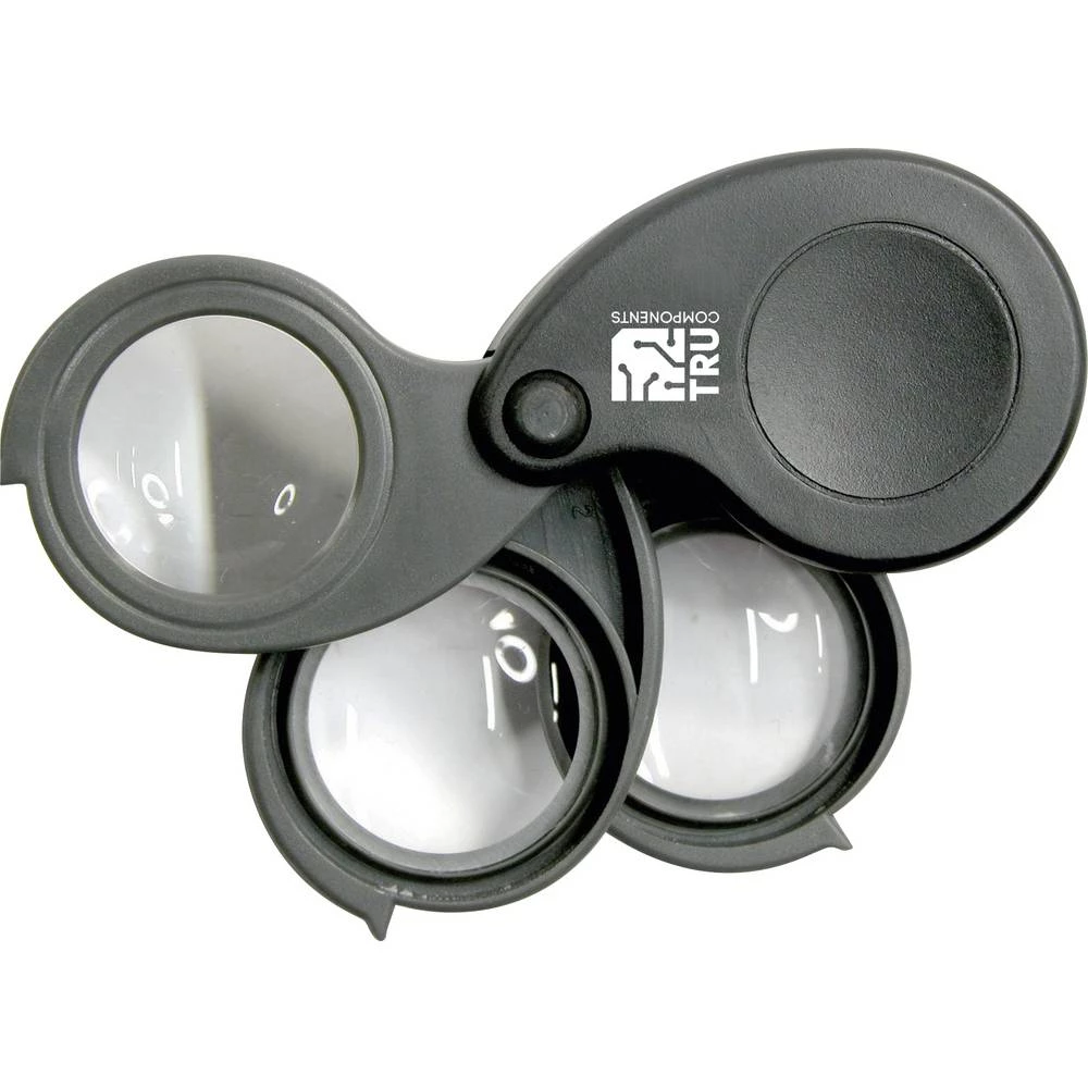 TRU COMPONENTS Lupa za električare Prečnik leće: 27 mm 1 kom. Uvećanje 5.10.15x (D x Š x V) 61 x 42 x 28 mm slika