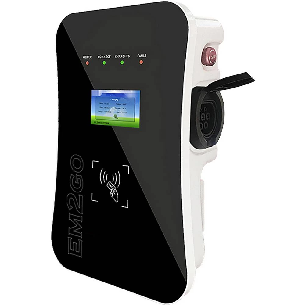 EM2GO EM022AS0OCPP stanica za punjenje e-mobilnost tip 2  32 A 22 kW WiFi, RFID slika