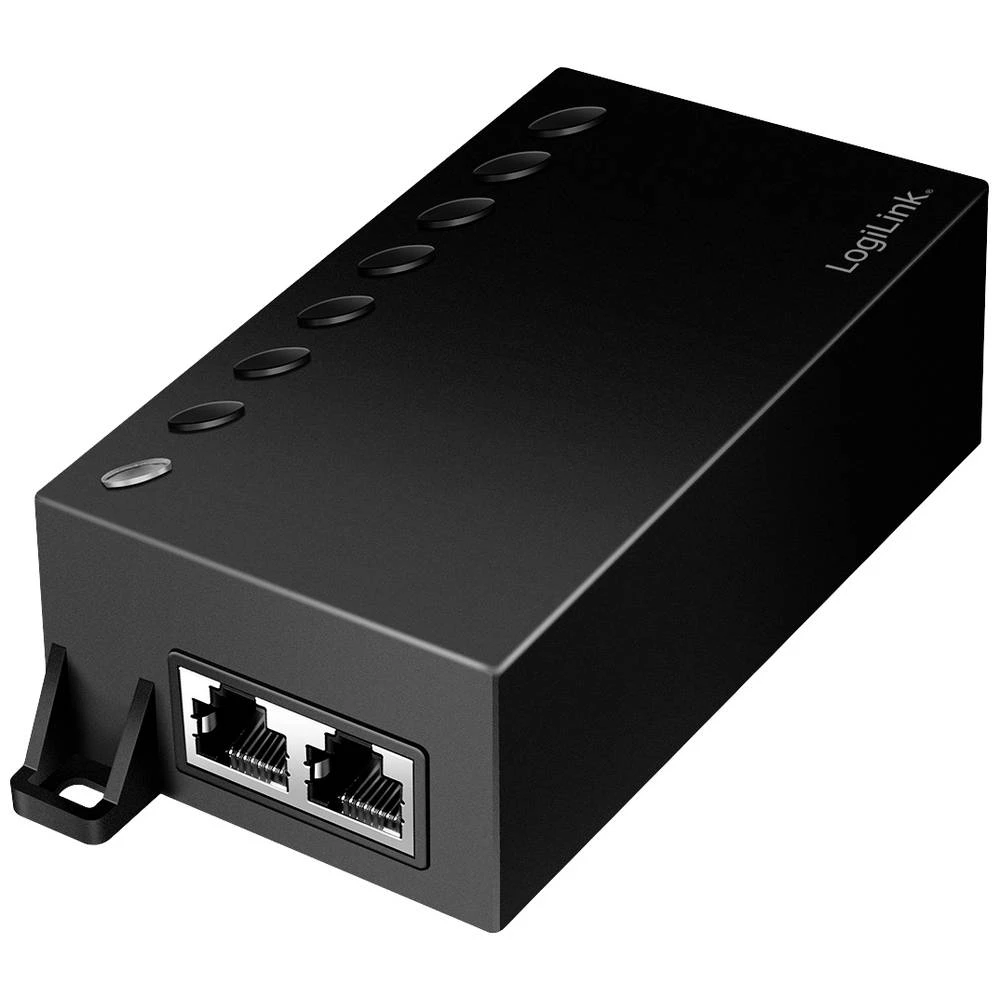 LogiLink POE007 PoE injektor 10 / 100 / 1000 MBit/s IEEE 802.3bt, IEEE802.3af (15.4 W), IEEE802.3at (30 W) slika
