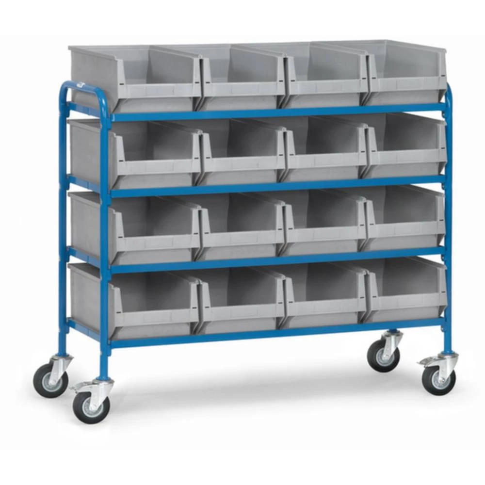 Fetra Hauptartikel 32951 etažna kolica čelik obložen s prahom Opterećenje (maks.): 250 kg briljantno-plava (RAL 5007) bo slika