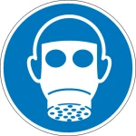 obvezni znak Koristite zaštitu za dišne puteve, Higijena i udaljenost samoljepljiva folija (Ø) 50 mm ISO 7010 6 St.