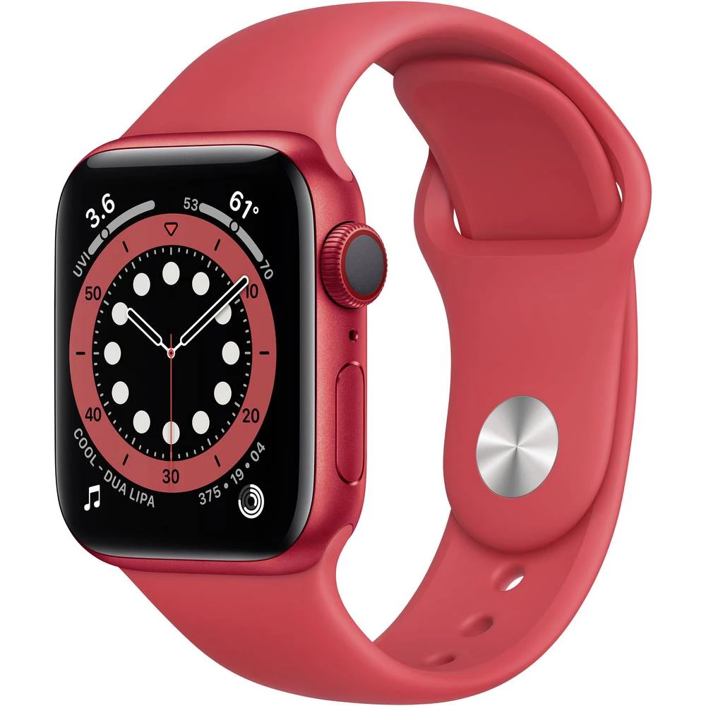 Apple Watch Series 6 GPS 40 mm kućište od aluminija (PRODUCT) RED™ sportska narukvica crvena slika