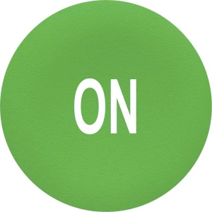 Schneider Electric ZBAF341 poklopac tipke   on zelena 10 St. slika
