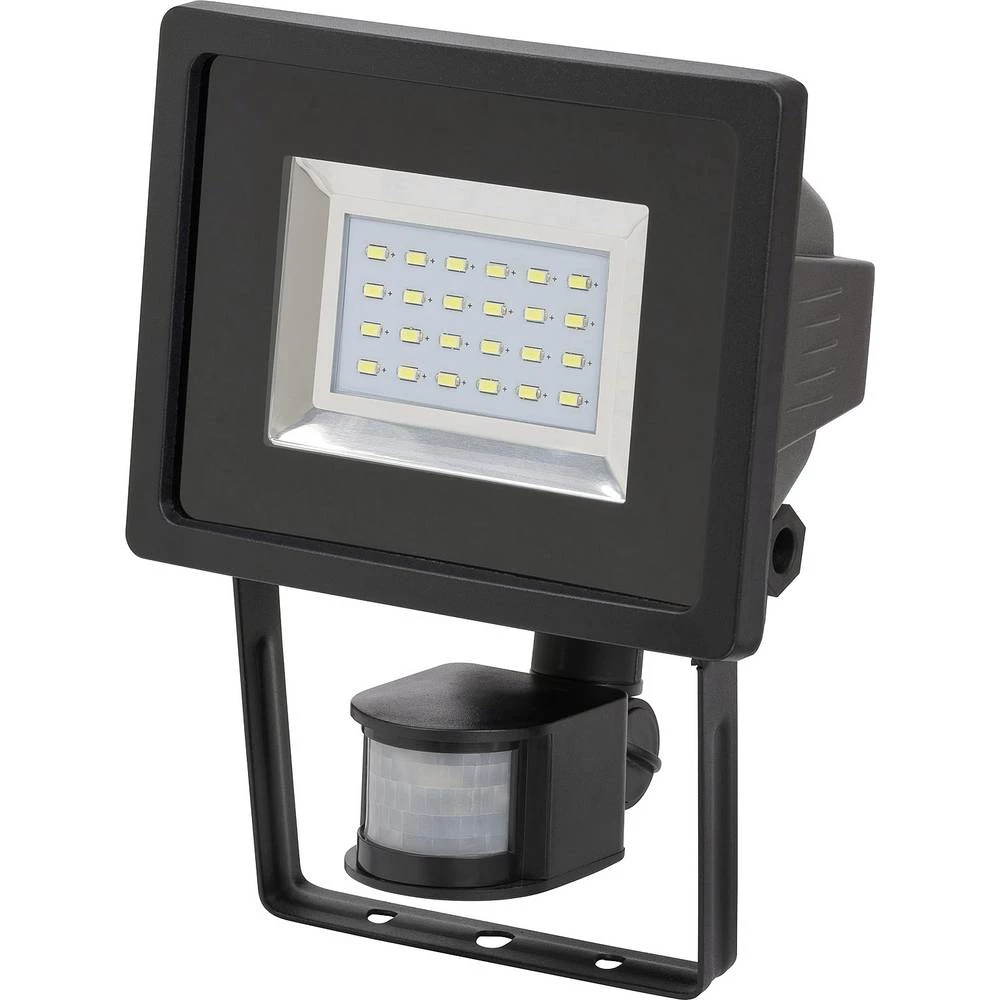 LED vanjski Spotlight s detektor pokreta 12.5 W Dnevno svjetlo-bijela Brennenstuhl DN 2405 1179280210 Crna slika