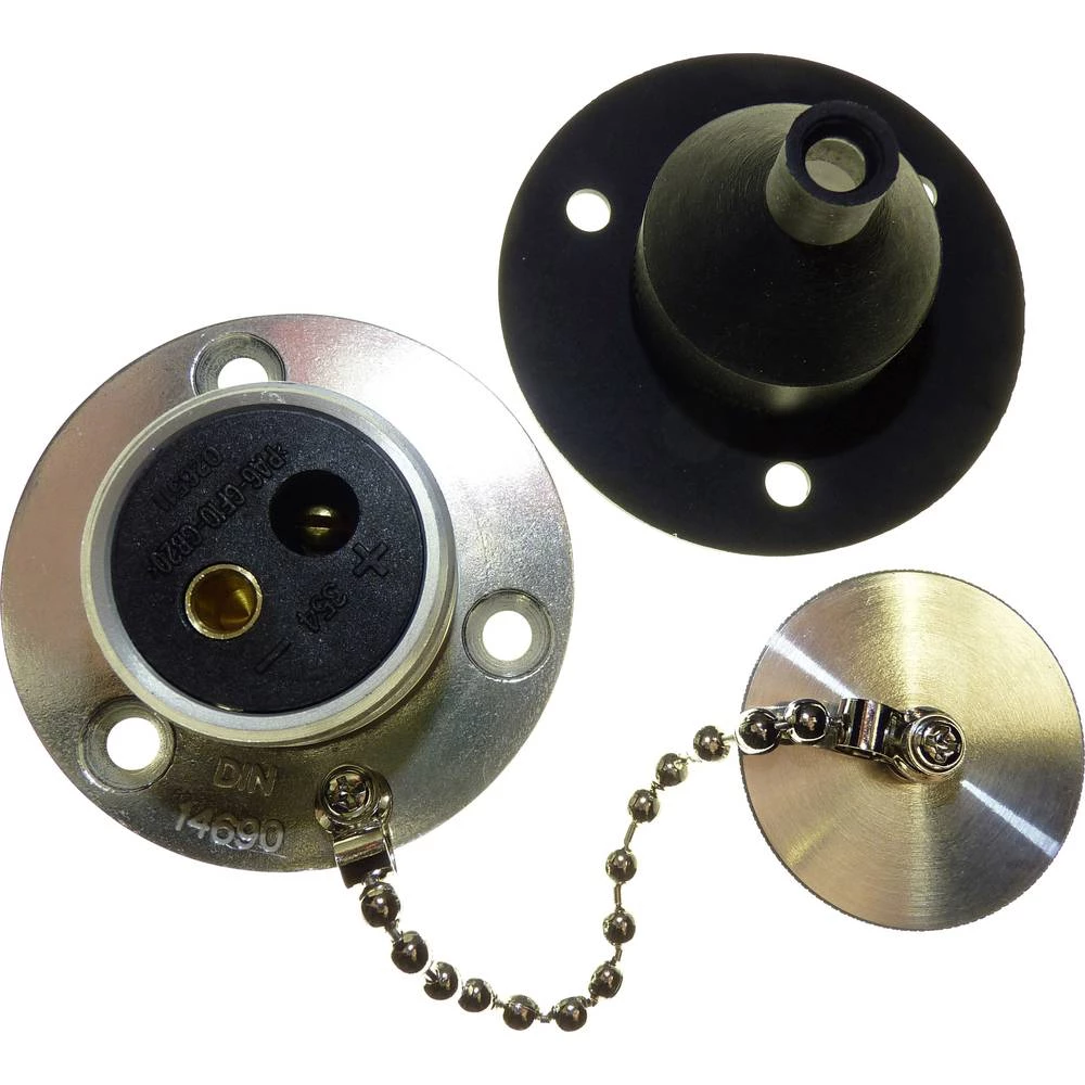 Utičnica DIN 14690 Vijčani priključak, DIN14690 za vatrogasce i ambulantna kola Profi Power 1100102 A16 slika