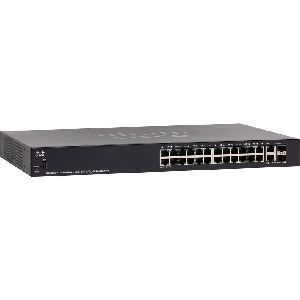 Mrežni preklopnik Cisco 250 Series SG250X-24 - Switch - L3 24 ulaza slika