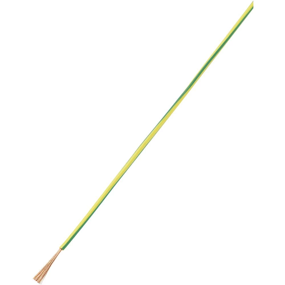 Pletenica LiFY 1 x 0.50 mm&sup2; Zeleno-žuta TRU COMPONENTS 1567821 10 m slika