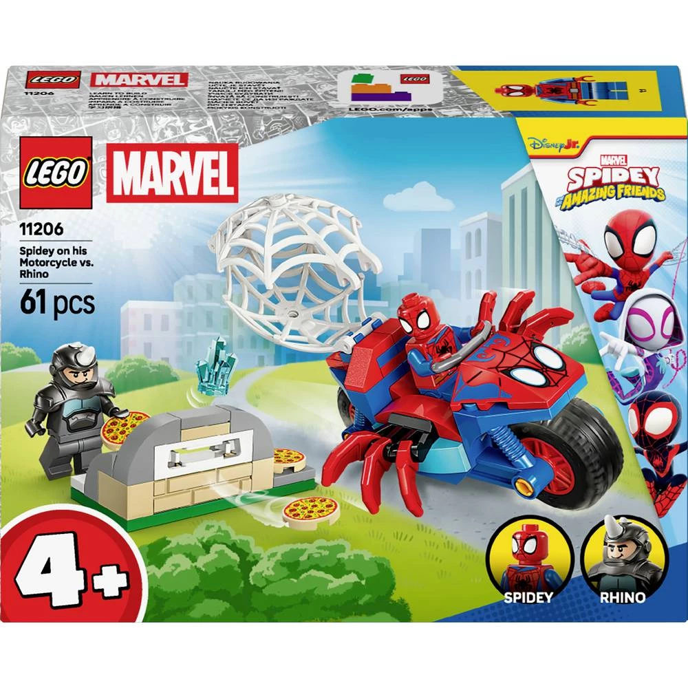 11206 LEGO® MARVEL SUPER HEROES Spidey na motoru protiv Rhinoa (11206) slika