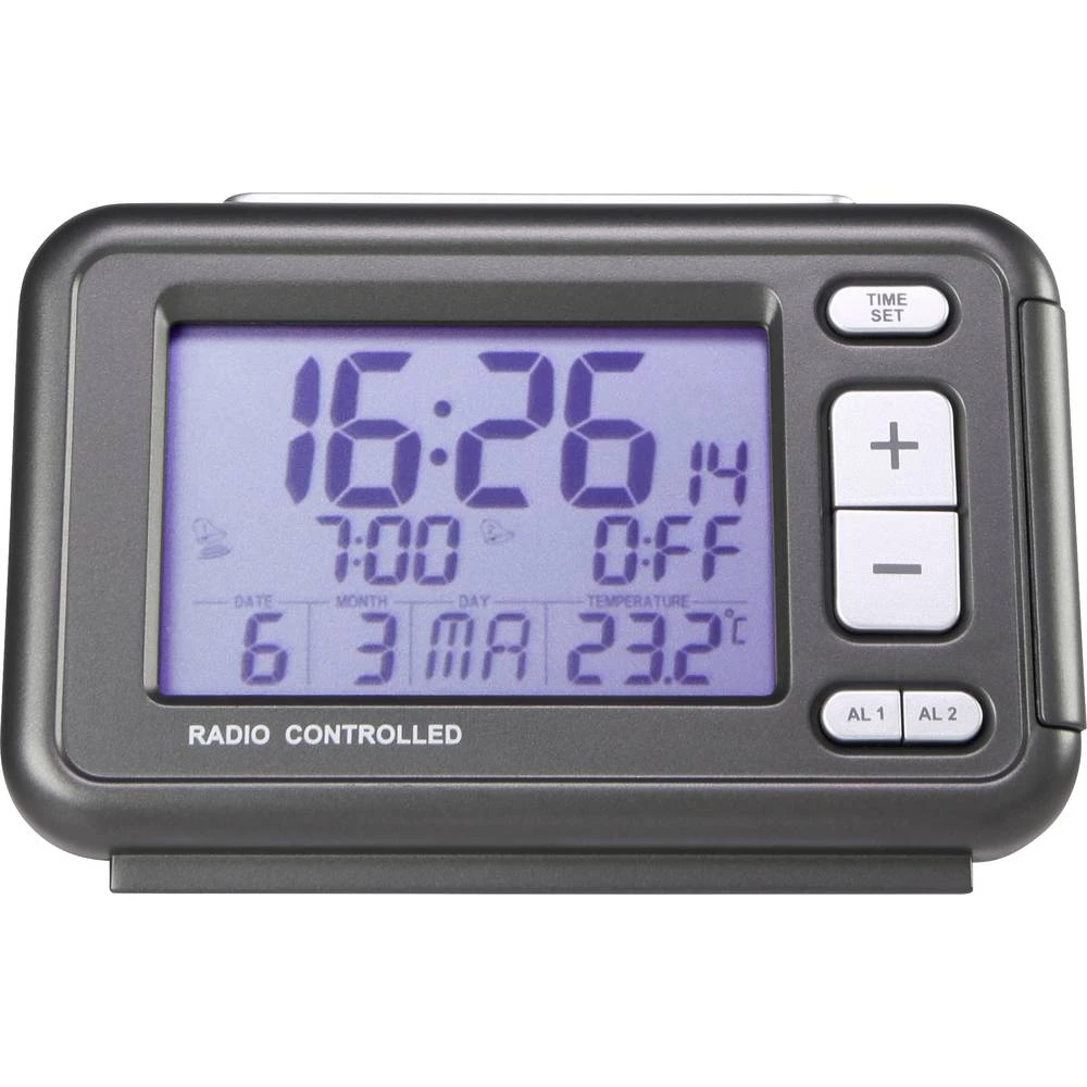 Radijski Budilica Basetech BT-1678762 105 mm x 70 mm x 37 mm Crna slika