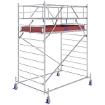 Krause 782021 FahrGerüst aluminij na roli mobilna Radna visina (maks.): 4.40 m srebrna 153.5 kg