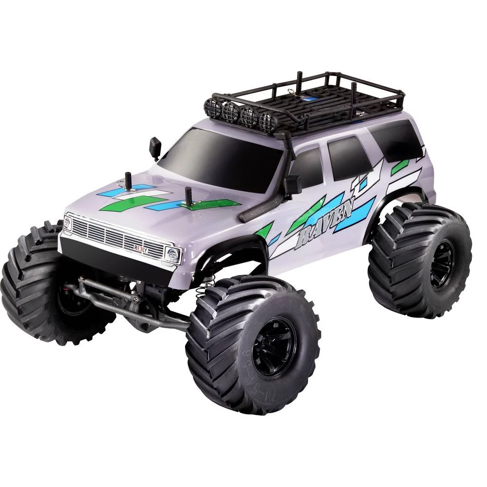 Reely Raven siva s četkama 1:10 rc model automobila električni crawler pogon na sva četiri kotača (4wd) 100% rtr 2,4 GH slika