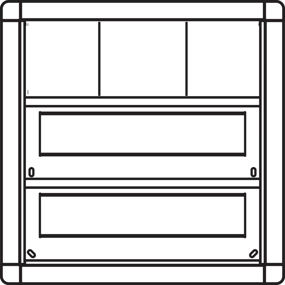 Ritto by Schneider 1885199 Video-portafon Ritto 1885199 Okvir poštanske kutije izmjenjiva slika