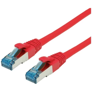 Value 21.99.1925 RJ45 mrežni kabel, Patch kabel CAT 6a S/FTP 5.00 m crvena  1 St. slika
