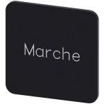 Siemens 3SU1900-0AF16-0GA0 ploča za natpise kvadratan (Š x V) 22 mm x 22 mm Marche crna, bijela 10 St.