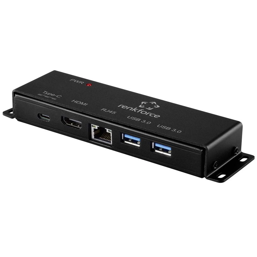 Mrežni adapter/hub 1 Mbit/s Renkforce USB 3.0, LAN (10/100/1000 MBit/s), HDMI&trade; slika