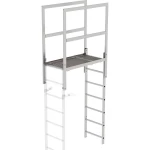 Günzburger Steigtechnik 64184 nehrđajući čelik za prijelaz montaža s alatom