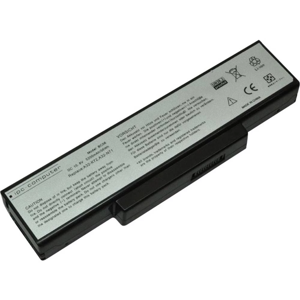 Asus Prijenosno računalo-akumulator Zamjenjuje originalnu akum. bateriju 07G016CQ1875M, 70-NX01B1000Z, 70-NXH1B1000Z, 70-NZY1B10 slika