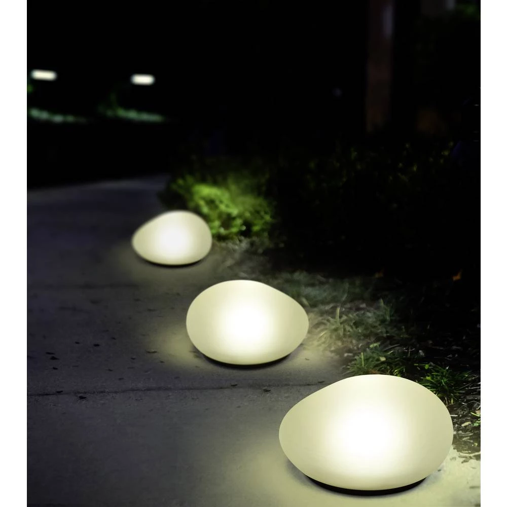 Solarno dekorativno svjetlo Kamen LED 0.16 W Neutralno-bijela Polarlite 3 ST slika