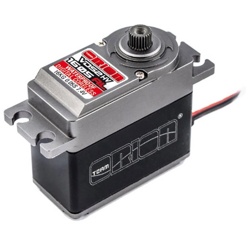 Team Orion Standardni servo Vortex VDS2-HV Pro 1605 HS Alu Digitalni servo Materijal prigona: Cijeli metal Sustav utičnica: JR slika