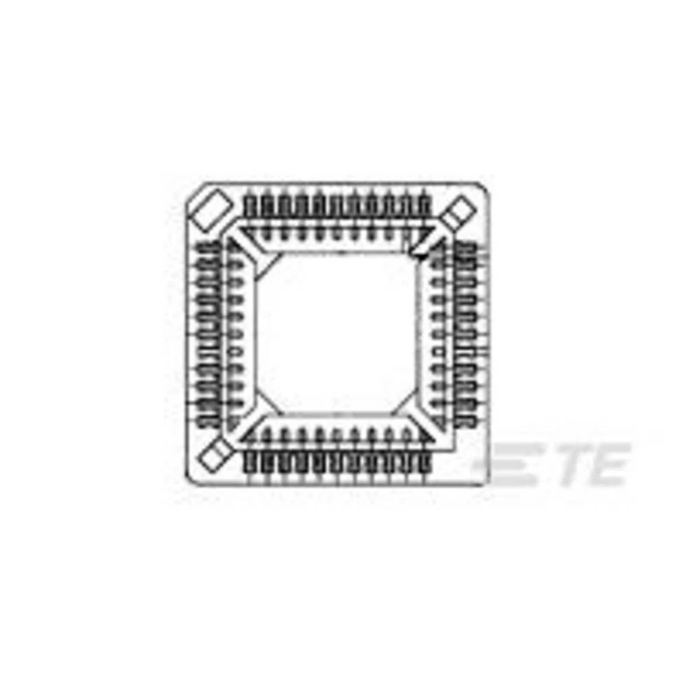 TE Connectivity Low Profile Plastic Chip CarriersLow Profile Plastic Chip Carriers 3-822516-6 AMP slika