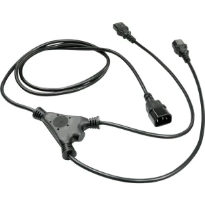 LINDY struja priključni kabel [2x ženski konektor IEC c13, 10 a - 1x muški konektor IEC, c14] 2.00 m slika