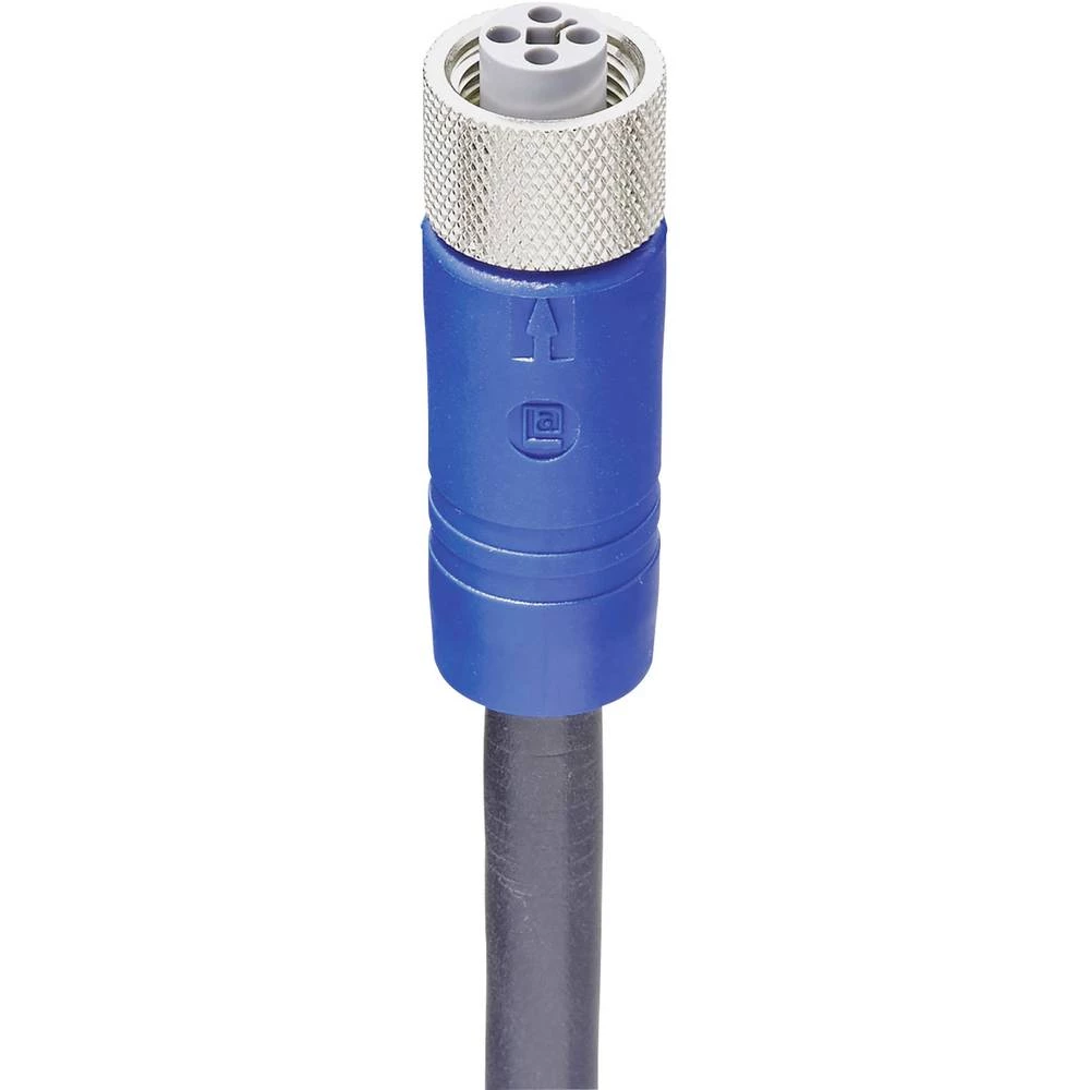 Lumberg Automation 934849009 Utični konektor za senzor/aktivator, konfekcionirani M12 Žženski konektor, ravni 2 m Broj polova: 4 slika