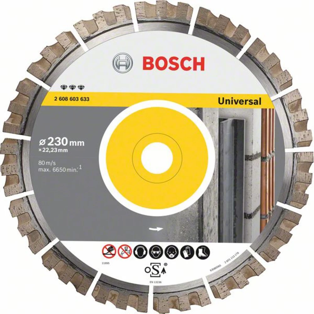 Dijamantna rezna ploča Best for Universal, 400 x 20,00 / 25,40 x 3,3 x 15 mm Bosch Accessories 2608603637 promjer 400 mm 1 ST slika