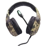 Berserker Gaming ARMY THOR igraće naglavne slušalice sa mikrofonom 3,5 mm priključak, USB sa vrpcom, stereo preko ušiju crna, zelena