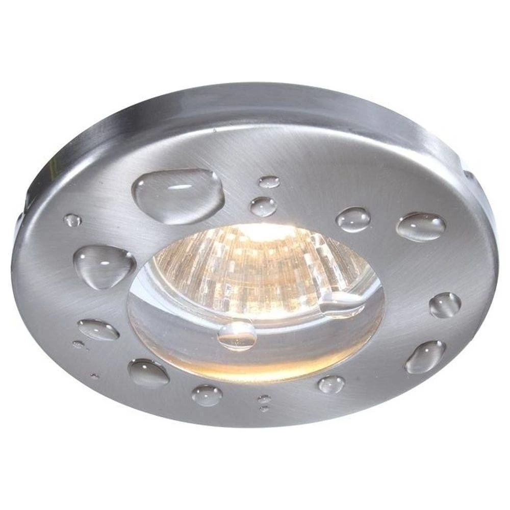 Deko Light Einbauring 85 GU5.3 IP44 122420 stropni ugradni prsten LED, halogena žarulja GU5.3, MR 16  35 W srebrna slika