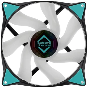 Iceberg Thermal IceGALE ARGB ventilator kućišta računala 14 cm crna 1 kom. Iceberg Thermal IceGALE ARGB ventilator za PC kućište crna slika
