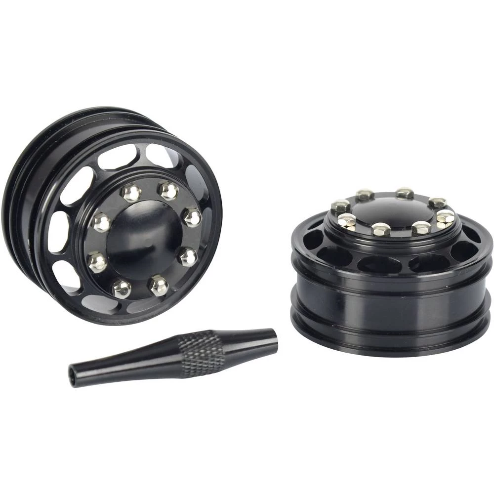 Carson Modellsport 1:14 Kamion Naplatci Aluminijum Euro optika Crna 2 ST slika