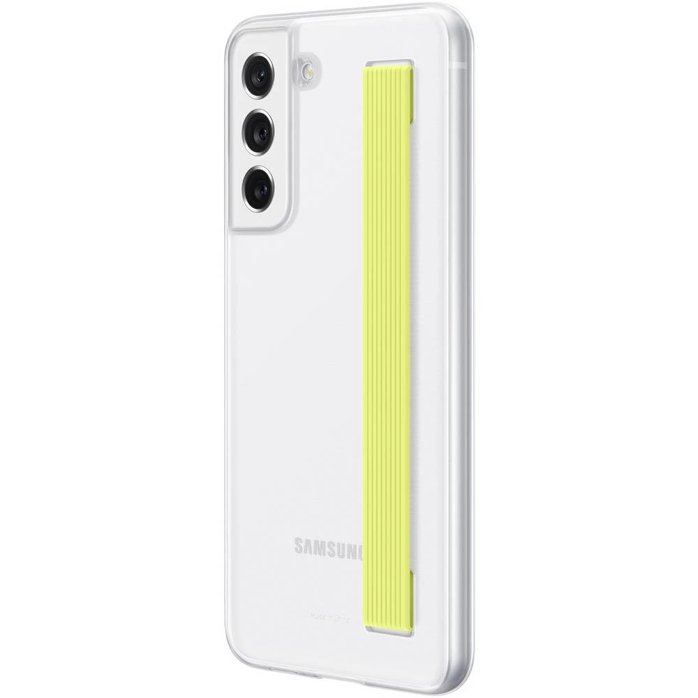 Samsung Slim Strap Cover stražnji poklopac za mobilni telefon Samsung Galaxy S21 FE 5G bijela slika