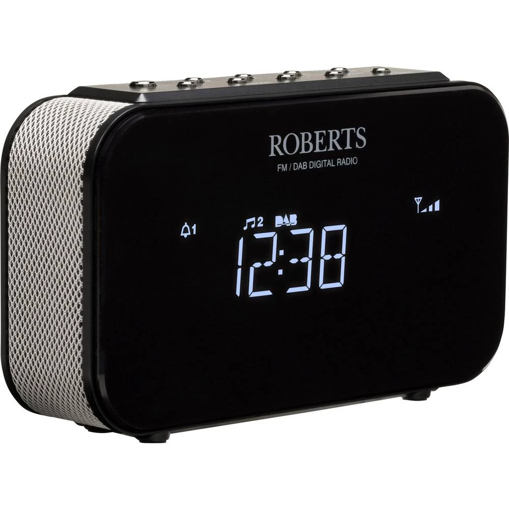 UKW Radio budilica Roberts Ortus 1 AUX Crna slika
