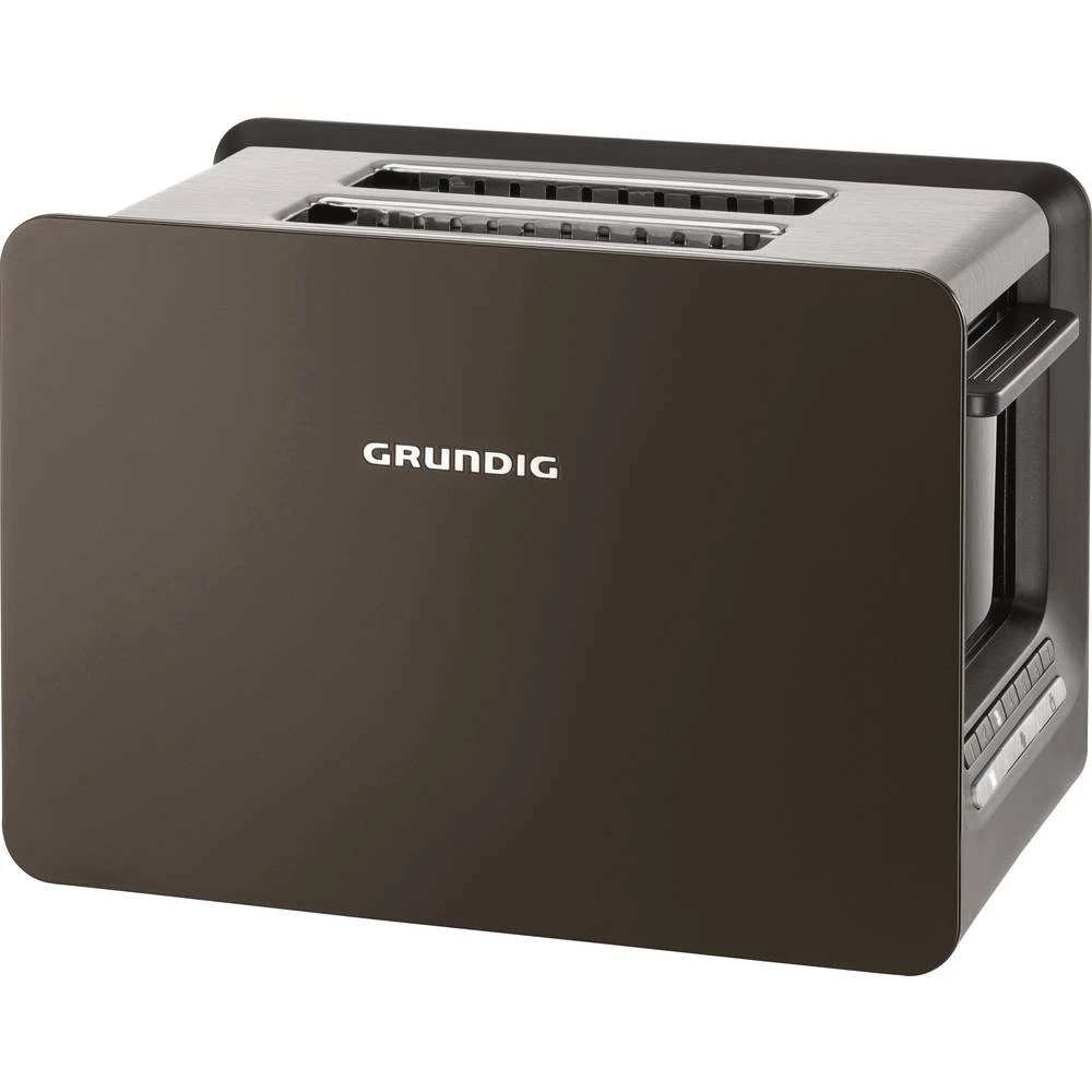 Toster S grijačem Grundig TA 7280 G Kvarčno siva, Crna, Plemeniti čelik slika