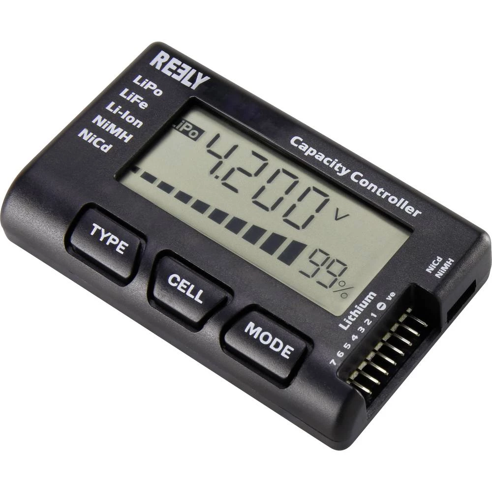 Reely Lipo ispitivač Pogodno za stanice:1 - 7 slika