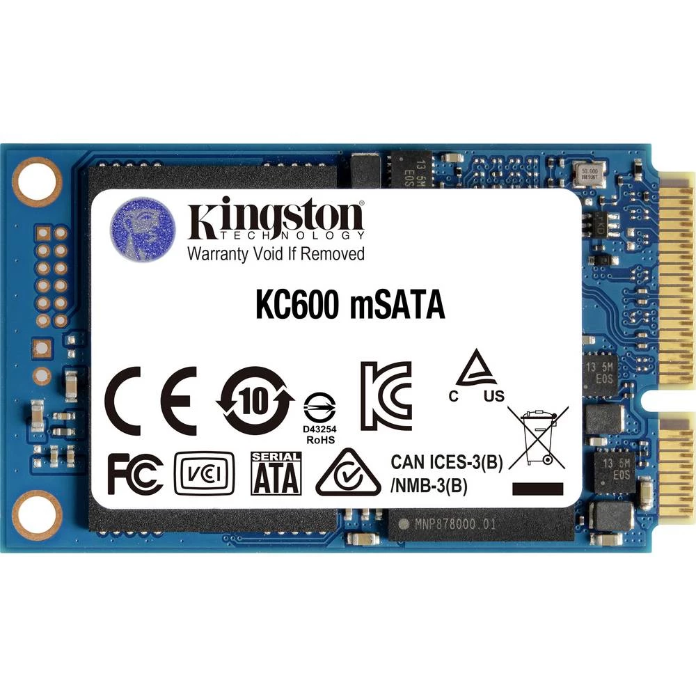 Kingston  1 TB unutarnji mSATA SSD SATA 6 Gb/s maloprodaja SKC600MS/1024G slika