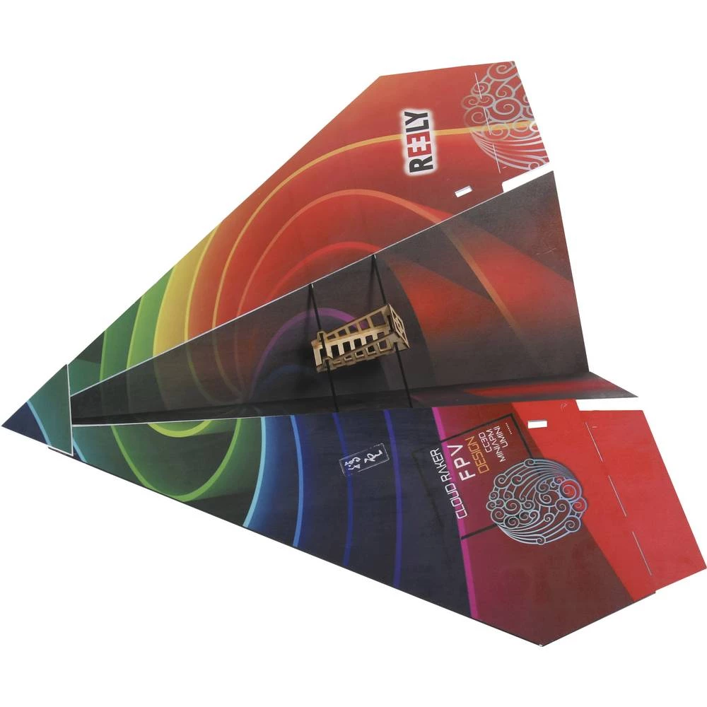 Reely FPV Paper Plane RC unutranji-mikro model Komplet za sastavljanje 1000 mm slika