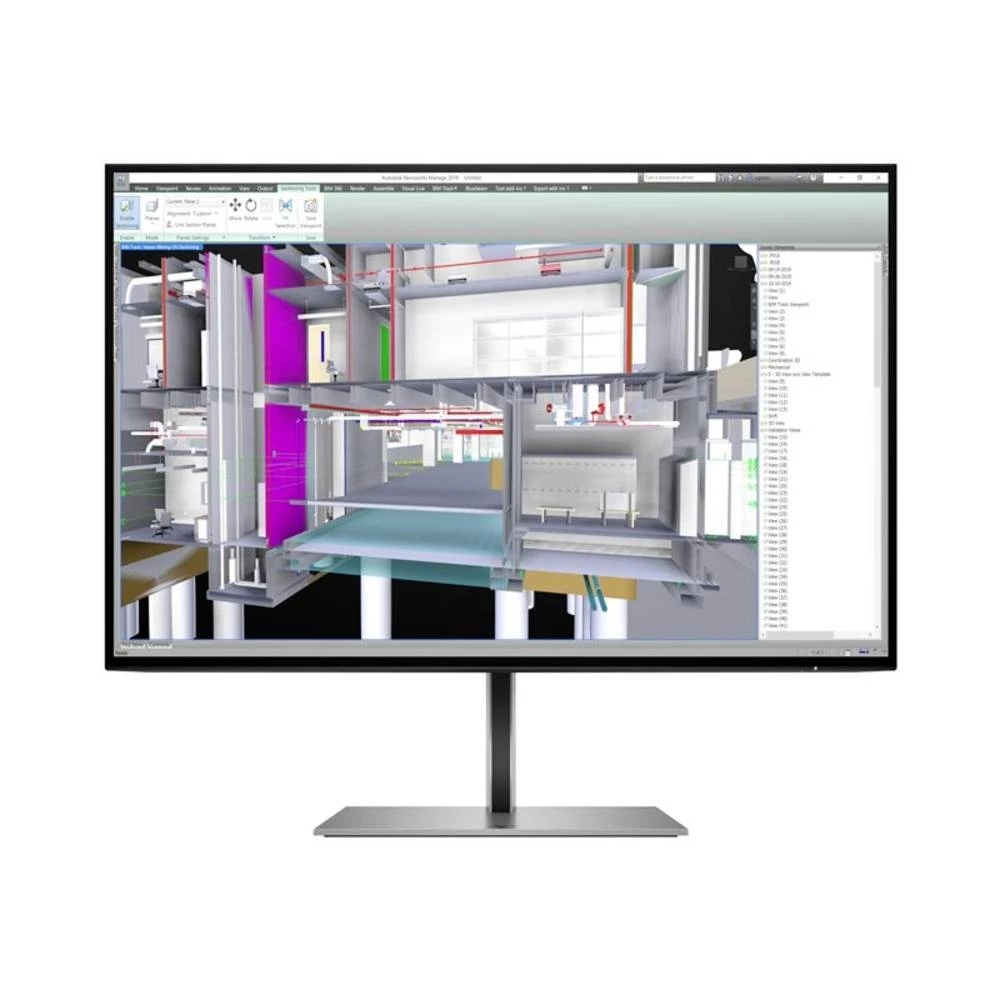 HP Z24u G3 LED zaslon  Energetska učinkovitost 2021 E (A - G) 61 cm (24 palac) 1920 x 1200 piksel 16:9 5 ms HDMI™, Displ slika