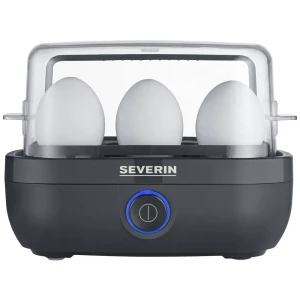 Severin EK 3165 kuhalo za jaja bez BPA, s mjernom šalicom, s bušilom jaja crna slika