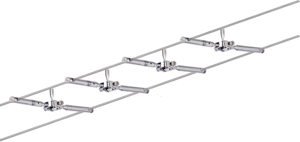 Osnovni sustav stropnih svjetiljki za žicu GU5.3 40 W LED Paulmann Togo 94146 krom slika